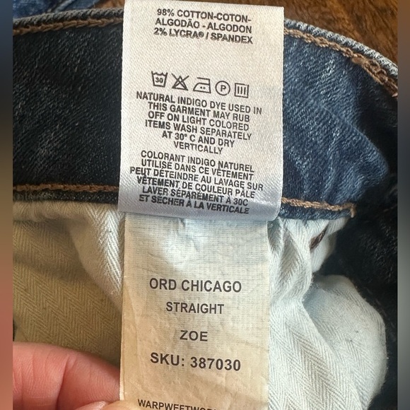 Warp + Weft | ORD Chicago Straight Leg Jeans, Size 35x30 - Picture 11 of 13